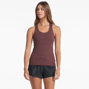 Lux Performance Tank in Chestnut Heather